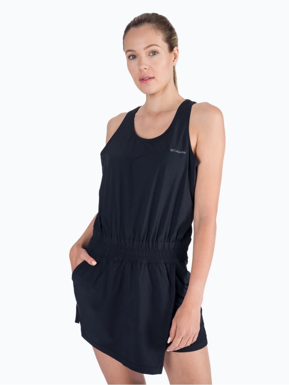 Columbia Sleeveless Active Romper Dress/shorts with pockets size XXL (A217)